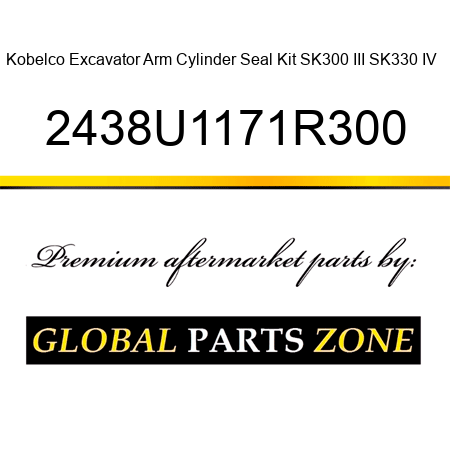 2438U588R120 Arm Cylinder Seal Kit Fits Kobelco K909A 