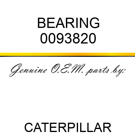 BEARING 0093820