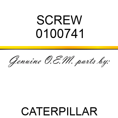 SCREW 0100741