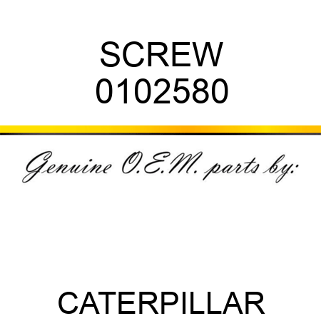 SCREW 0102580