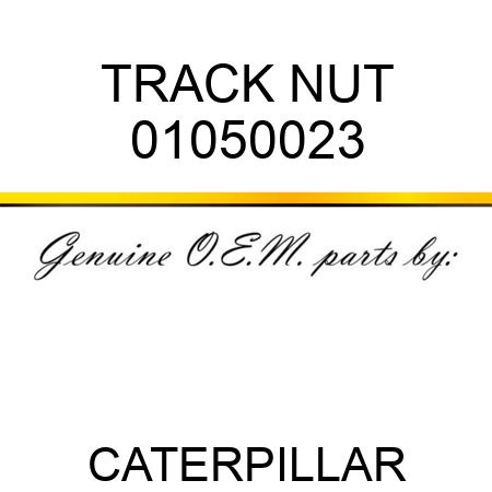 TRACK NUT 01050023