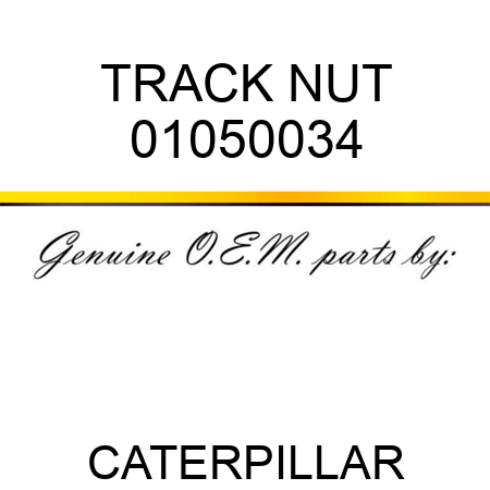 TRACK NUT 01050034