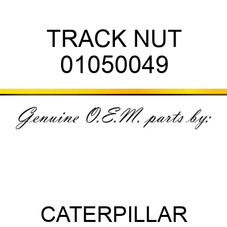 TRACK NUT 01050049