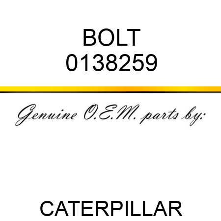 BOLT 0138259