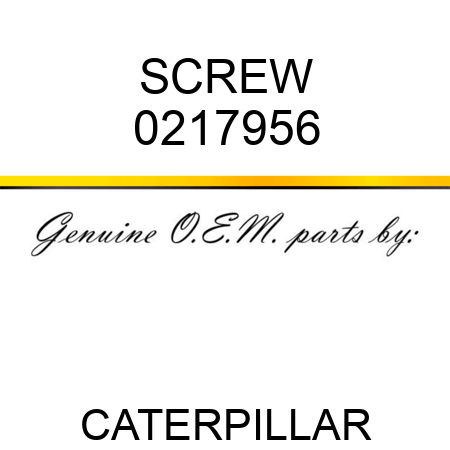 SCREW 0217956