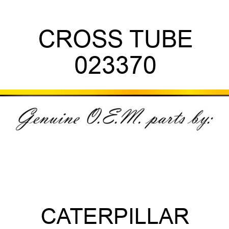 CROSS TUBE 023370