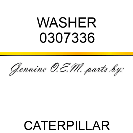 WASHER 0307336