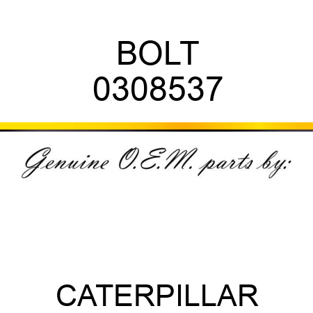 BOLT 0308537