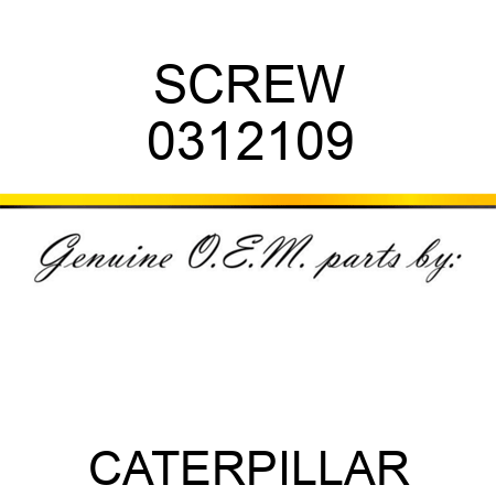 SCREW 0312109