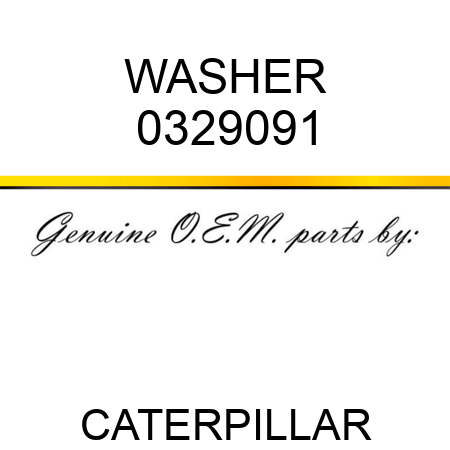 WASHER 0329091