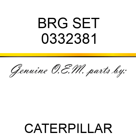 BRG SET 0332381