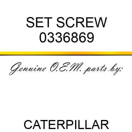 SET SCREW 0336869