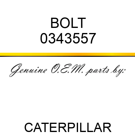 BOLT 0343557