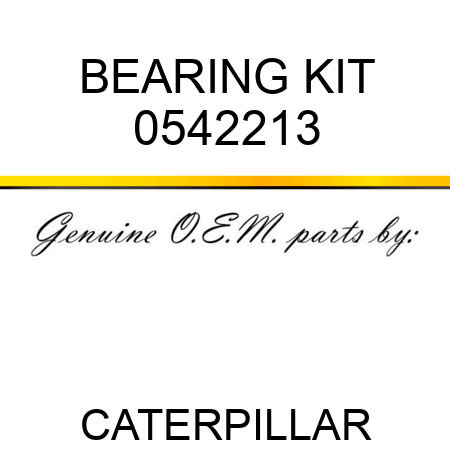 BEARING KIT 0542213