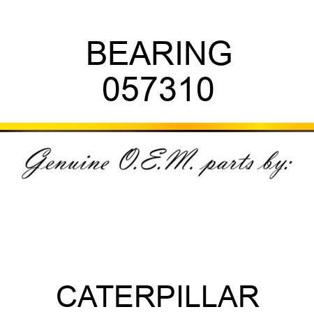 BEARING 057310