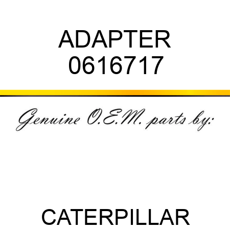 ADAPTER 0616717