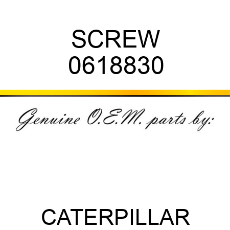 SCREW 0618830