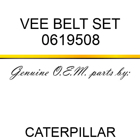 VEE BELT SET 0619508