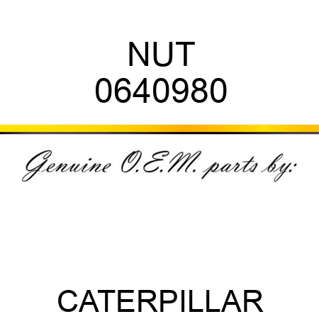 NUT 0640980