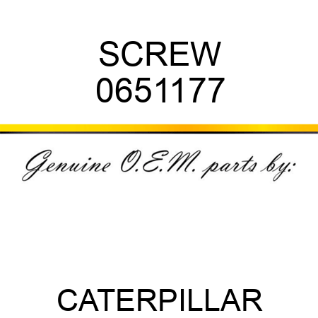 SCREW 0651177