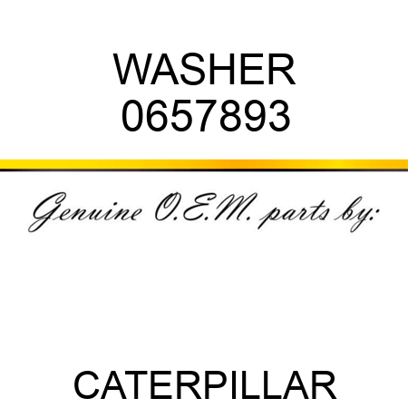 WASHER 0657893