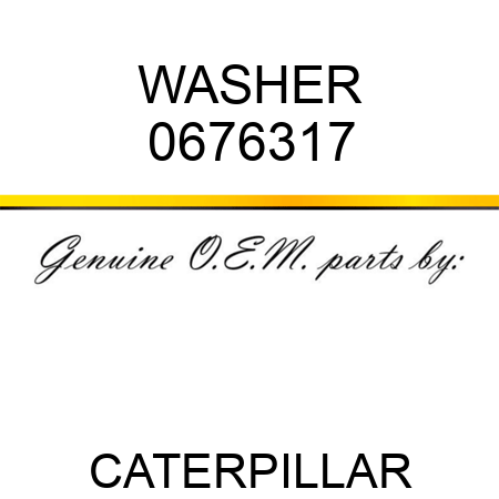 WASHER 0676317