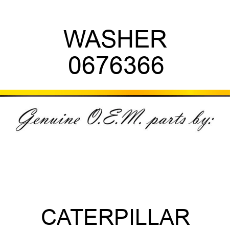 WASHER 0676366