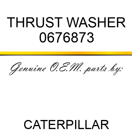 THRUST WASHER 0676873