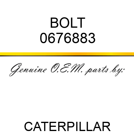 BOLT 0676883