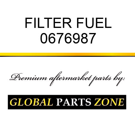 FILTER, FUEL 0676987