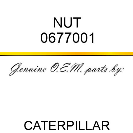 NUT 0677001