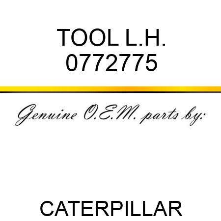 TOOL L.H. 0772775