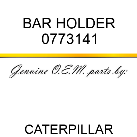 BAR HOLDER 0773141