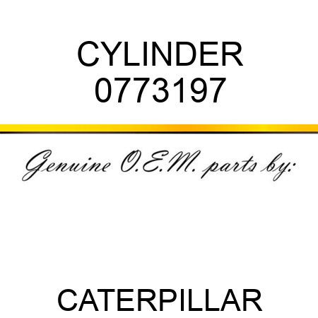 CYLINDER, 0773197