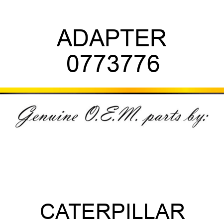 ADAPTER 0773776