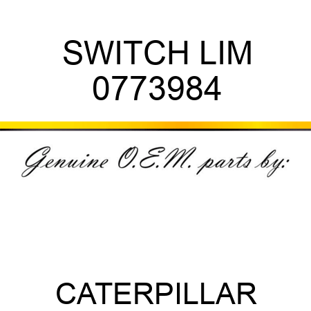 SWITCH LIM 0773984