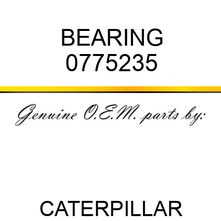 BEARING 0775235