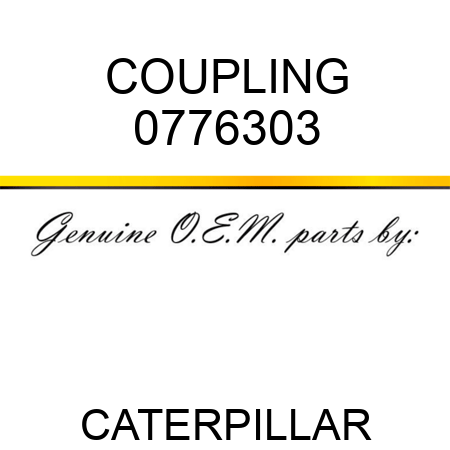 COUPLING 0776303