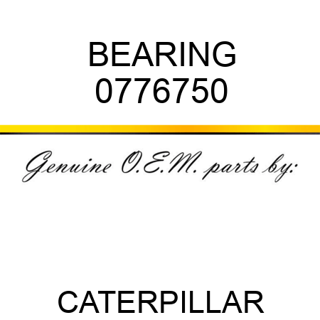 BEARING 0776750