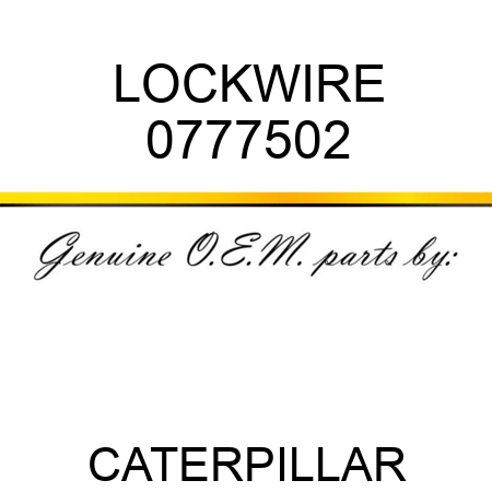 LOCKWIRE 0777502