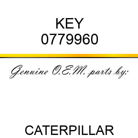 KEY 0779960