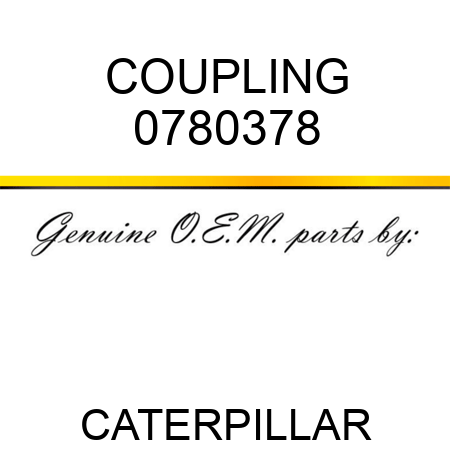 COUPLING 0780378