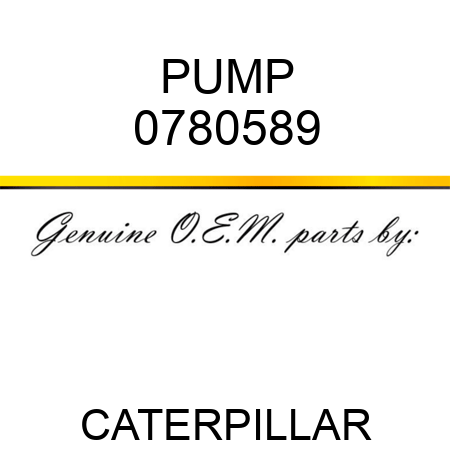 PUMP 0780589