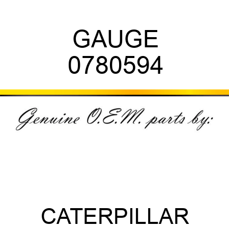 GAUGE 0780594