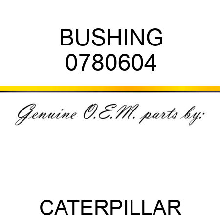 BUSHING 0780604