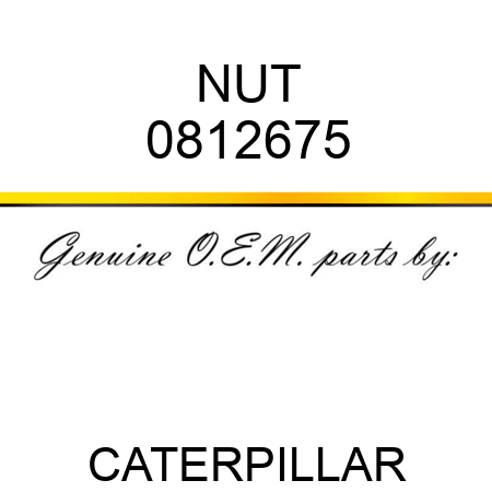 NUT 0812675