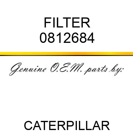 FILTER 0812684