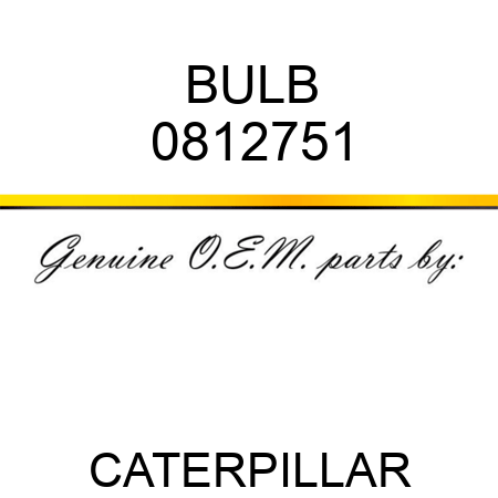 BULB 0812751