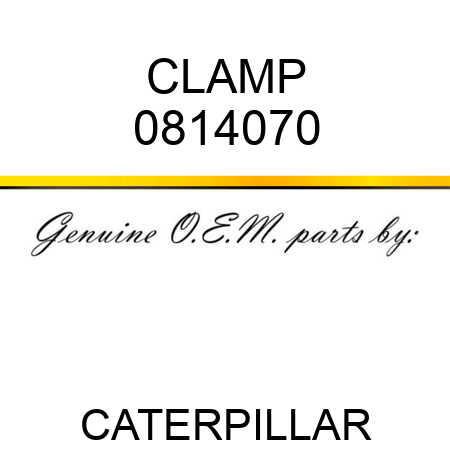 CLAMP 0814070