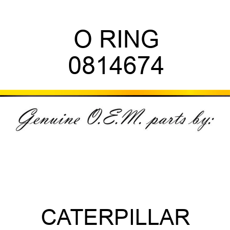 O RING 0814674